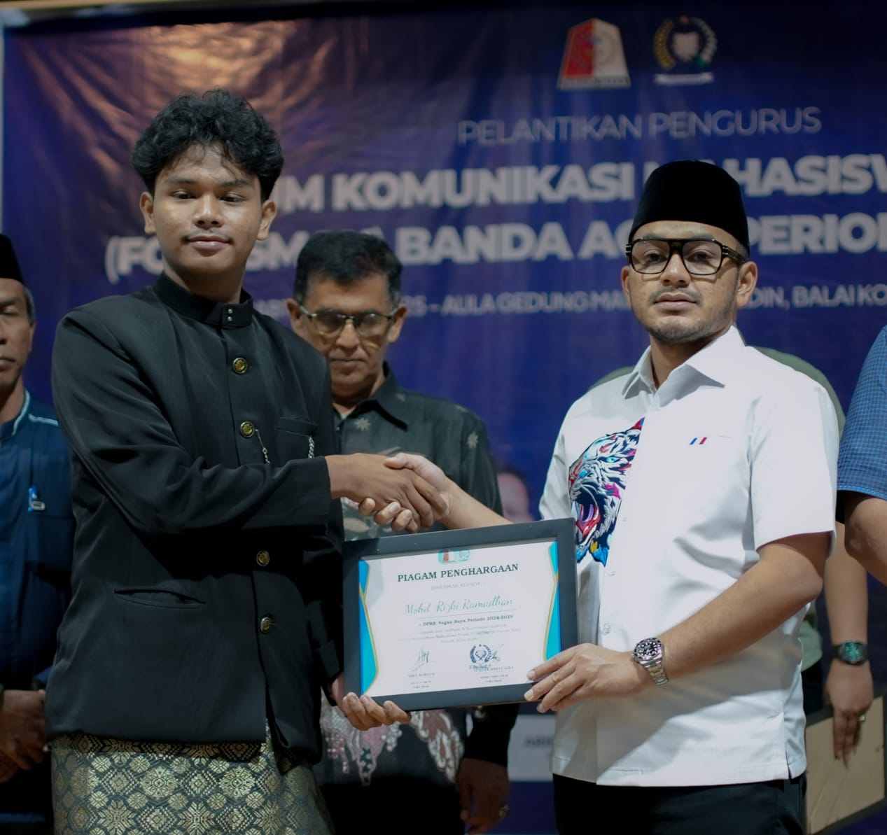Ketua DPRK Nagan Raya Hadiri Pelantikan Forum Komunikasi Mahasiswa Kuala (Fokusmak) Banda Aceh