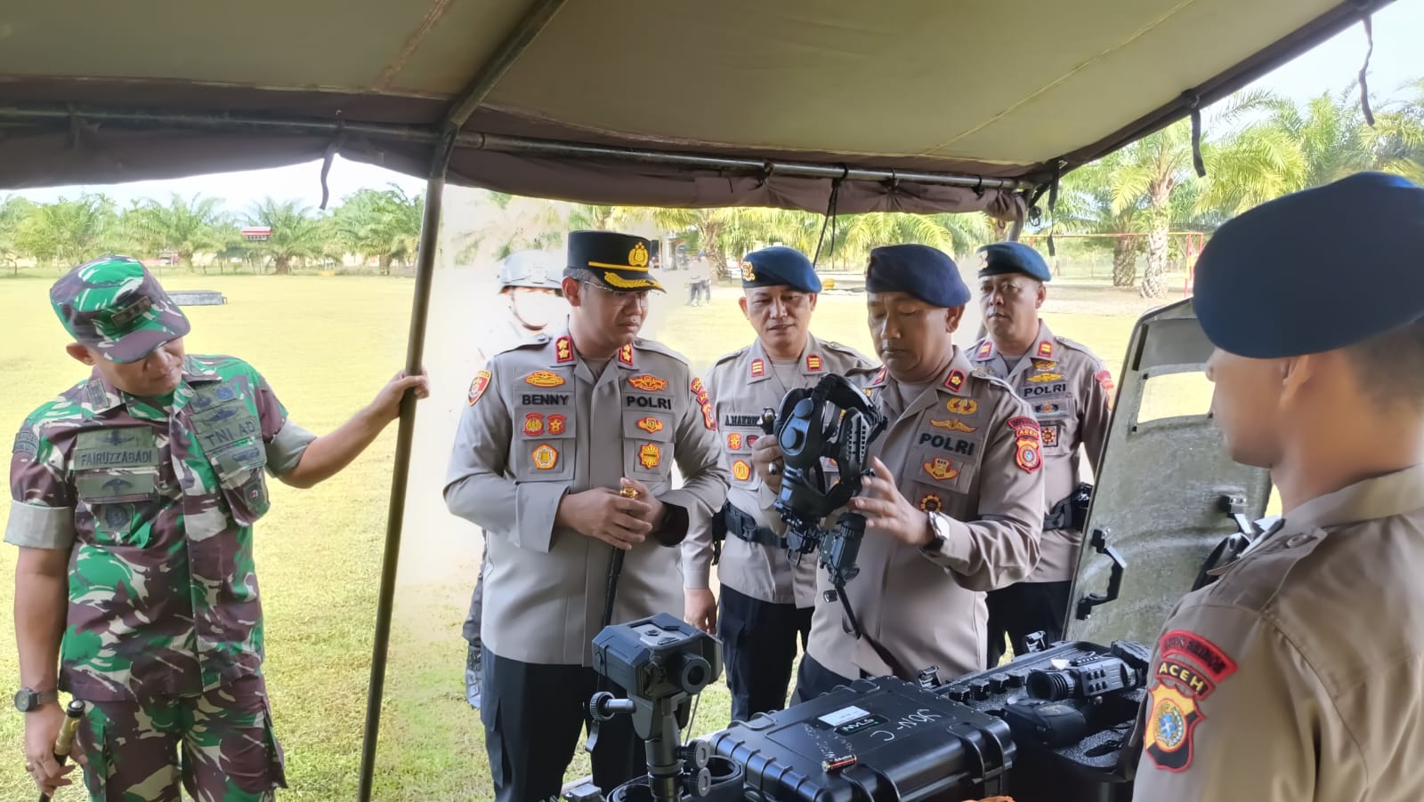 Kapolres Nagan Raya Laksanakan Kunjungan Kerja ke Mako Batalyon C Pelopor Brimob Polda Aceh
