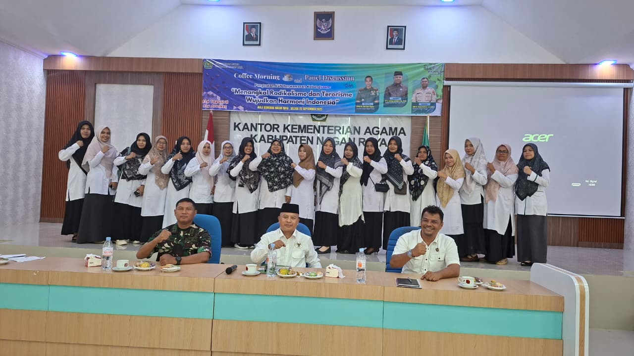Gelar Coffee Morning, Kemenag Nagan Raya Tekankan ASN Tidak Terlibat Radikalisme Gelar Coffee Morning, Kemenag Nagan Raya Tekankan ASN Tidak Terlibat Radikalisme