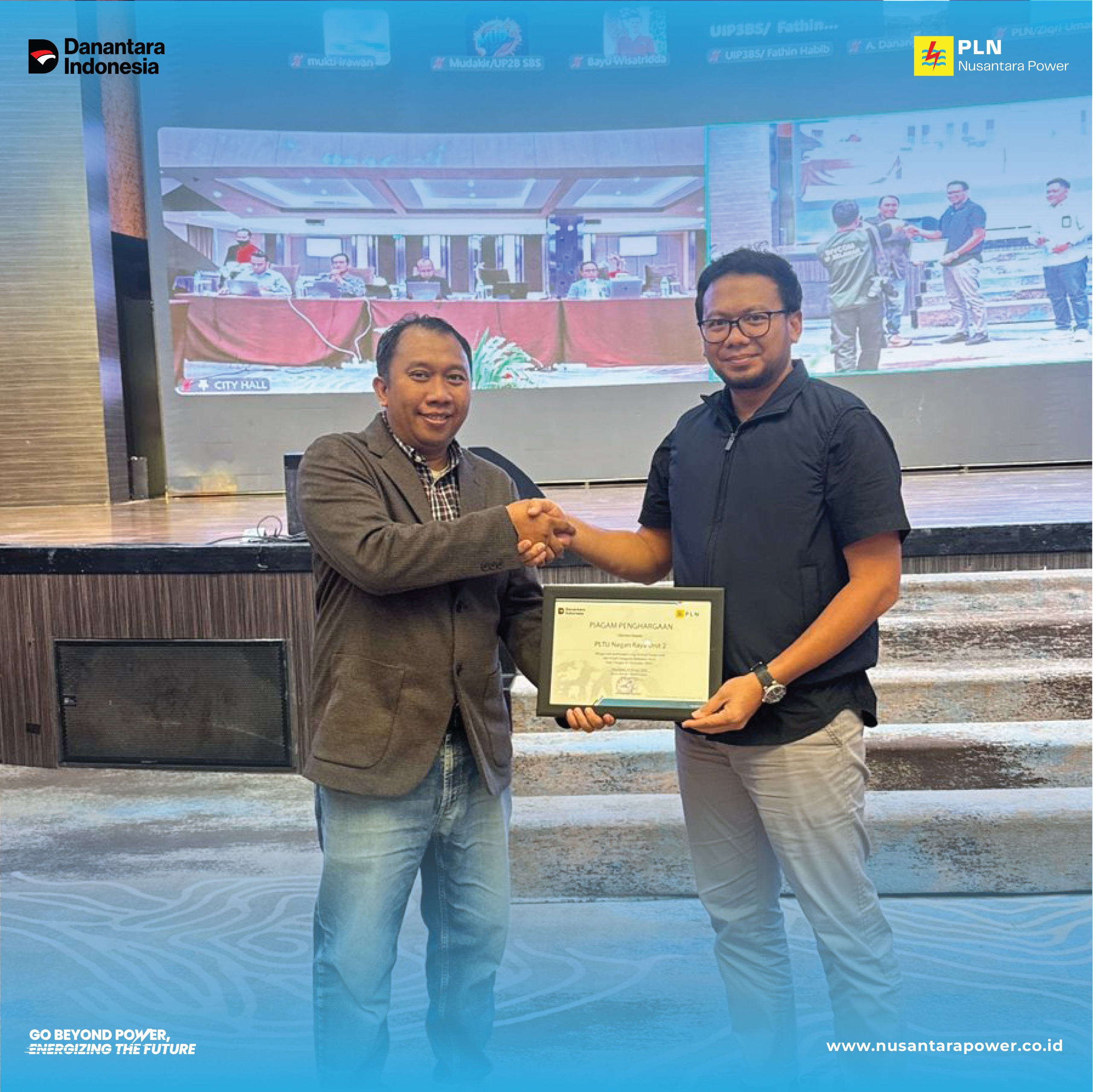 PLN Nusantara Power UP Nagan Raya Terima Penghargaan dari UIP3B Sumatera atas Keberhasilan House Load dan Line Charging Subsistem Aceh
