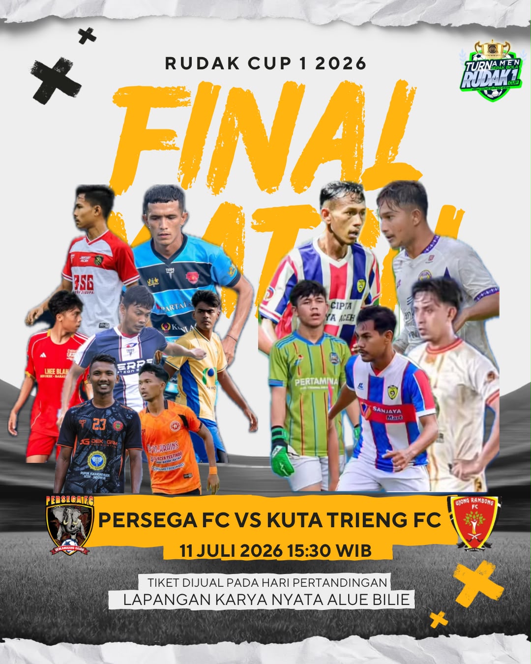 Kuta Trieng FC Tantang PERSEGA FC di Final Sepakbola Semi Open Nagan Raya RUDAK CUP 1 Kuta Trieng FC Tantang PERSEGA FC di Final Sepakbola Semi Open Nagan Raya RUDAK CUP 1